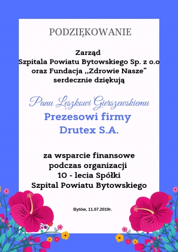 Podziękowanie