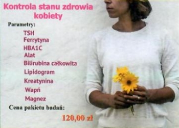 Pakiet badań dla kobiet