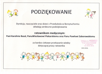 Podziękowania