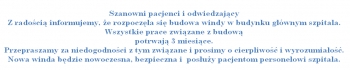 Uwaga pacjenci!