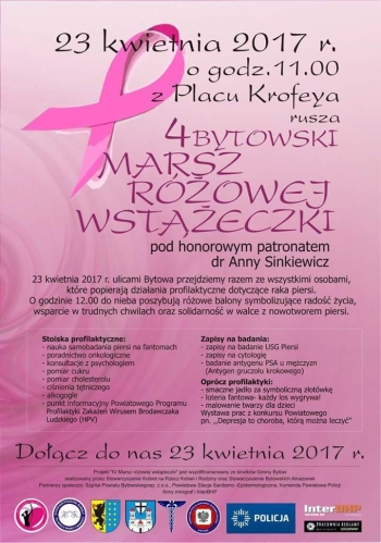 4 BYTOWSKI MARSZ RÓŻOWEJ WSTĄŻECZKI