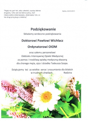 Podziękowania