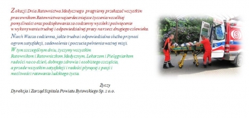 Z okazji Dnia Ratownictwa Medycznego