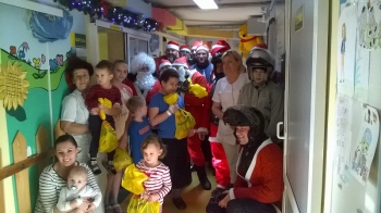 Mikołajki na oddziale pediatrycznym